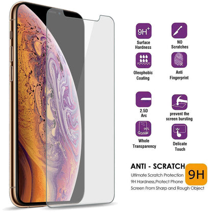 For Apple iPhone X / XS / XR / XS Max Tempered Glass Slim Clear Screen Protector