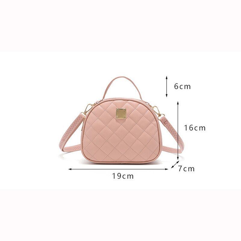 Crossbody Bags Synthetic Leather Embroidered Shoulder Purse Handbags Bucket Bag