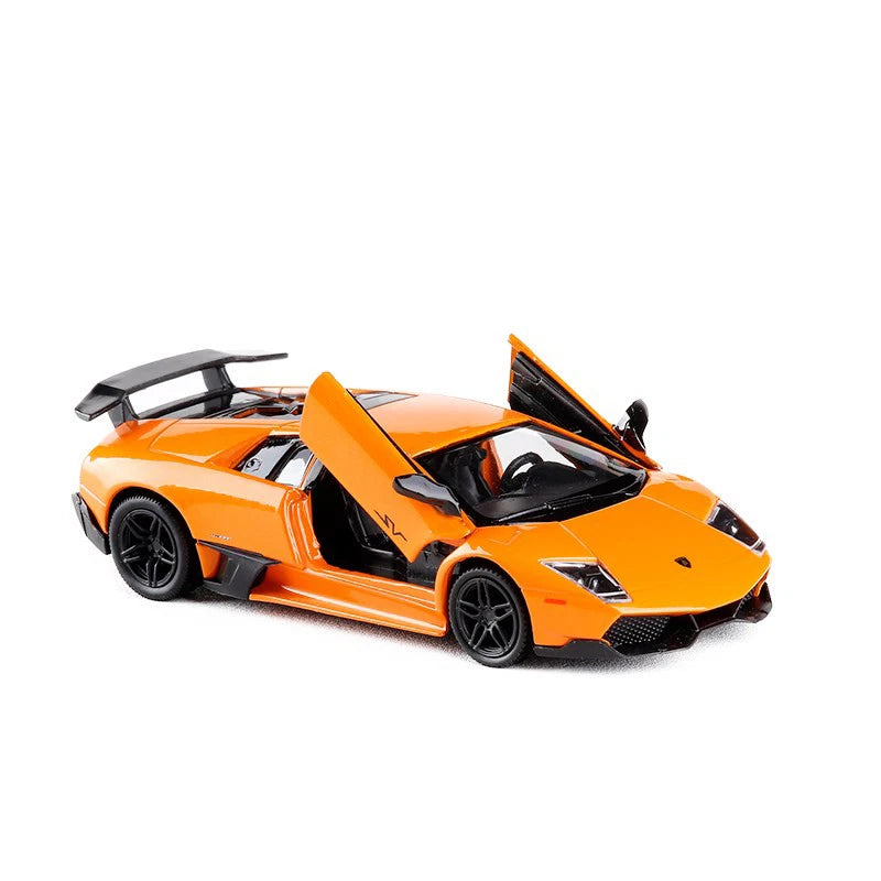 1/36 Lamborghini Murcielago LP670-4 SV Model Car Diecast Toy Vehicle for Kids