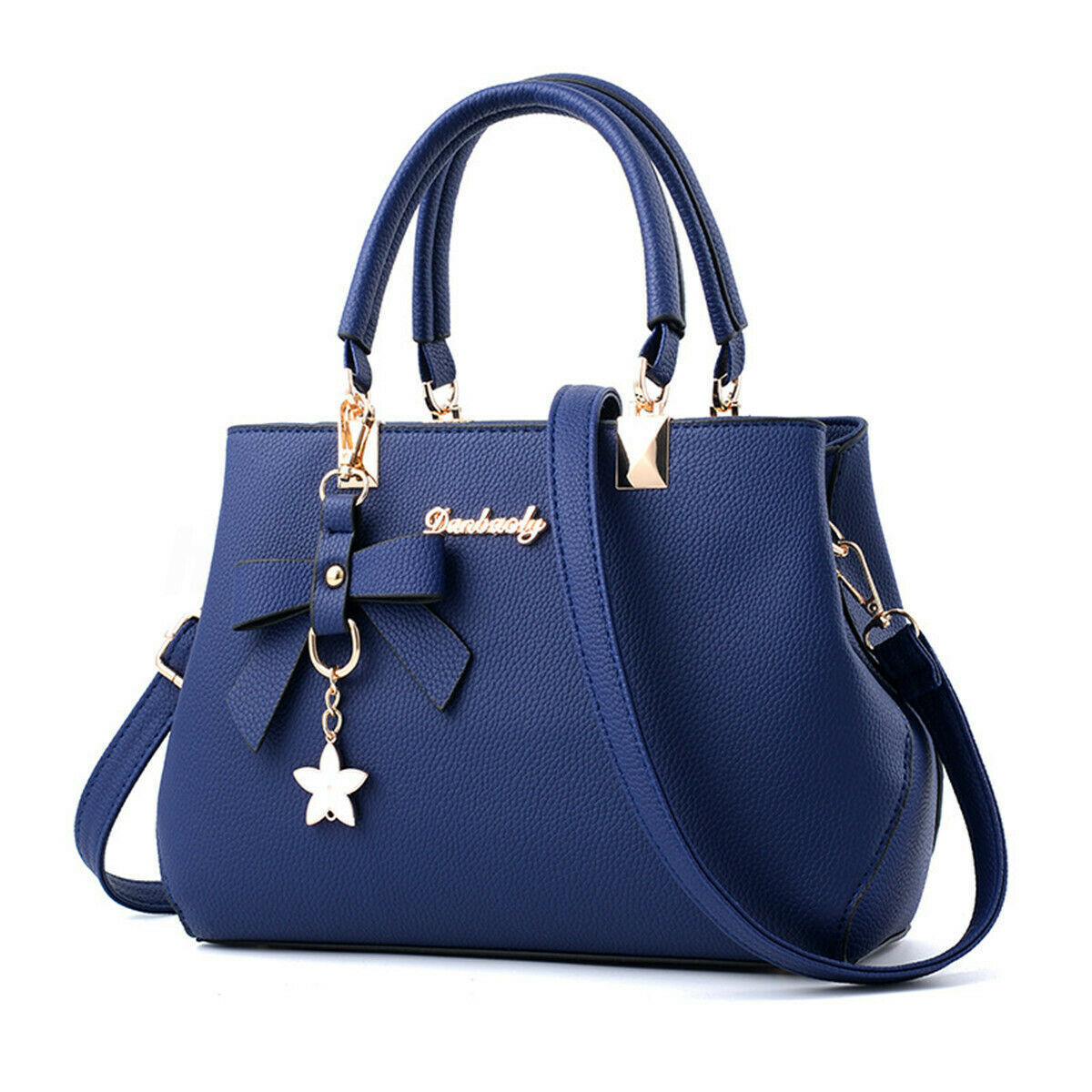 Womens Ladies PU Leather Handbag Shoulder Messenger Satchel Tote Crossbody Bags