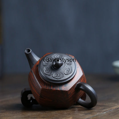 Full Handmade Tea Pot Real Yixing Zisha Tea Pot Marked 310ml Chinese Craftsman