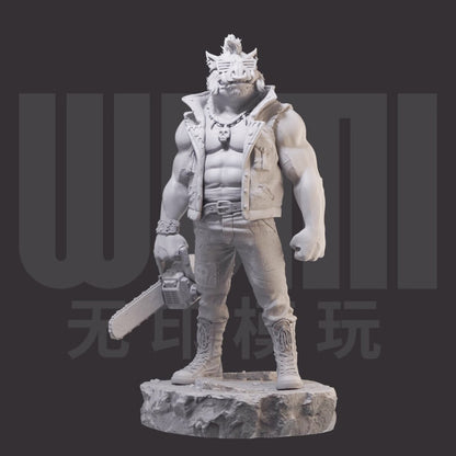 1/24 resin figure model Anime character Pighead Man Unassembled unpainted
