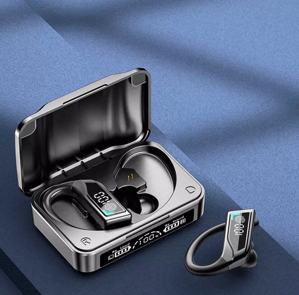 Bone Conduction Headphones Bluetooth 5.2 Wireless Open-Ear Earbuds Sport Headset