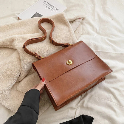Shoulder Bags Women 2023 Winter Office Briefcase Crossbody Ladies Handbags