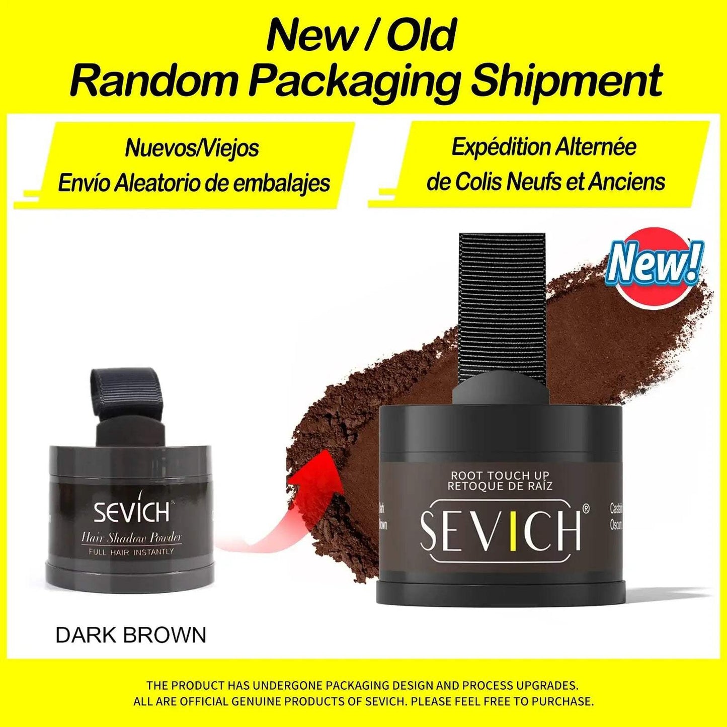 Sevich Hairline Powder 4g - Natural Hair Concealer