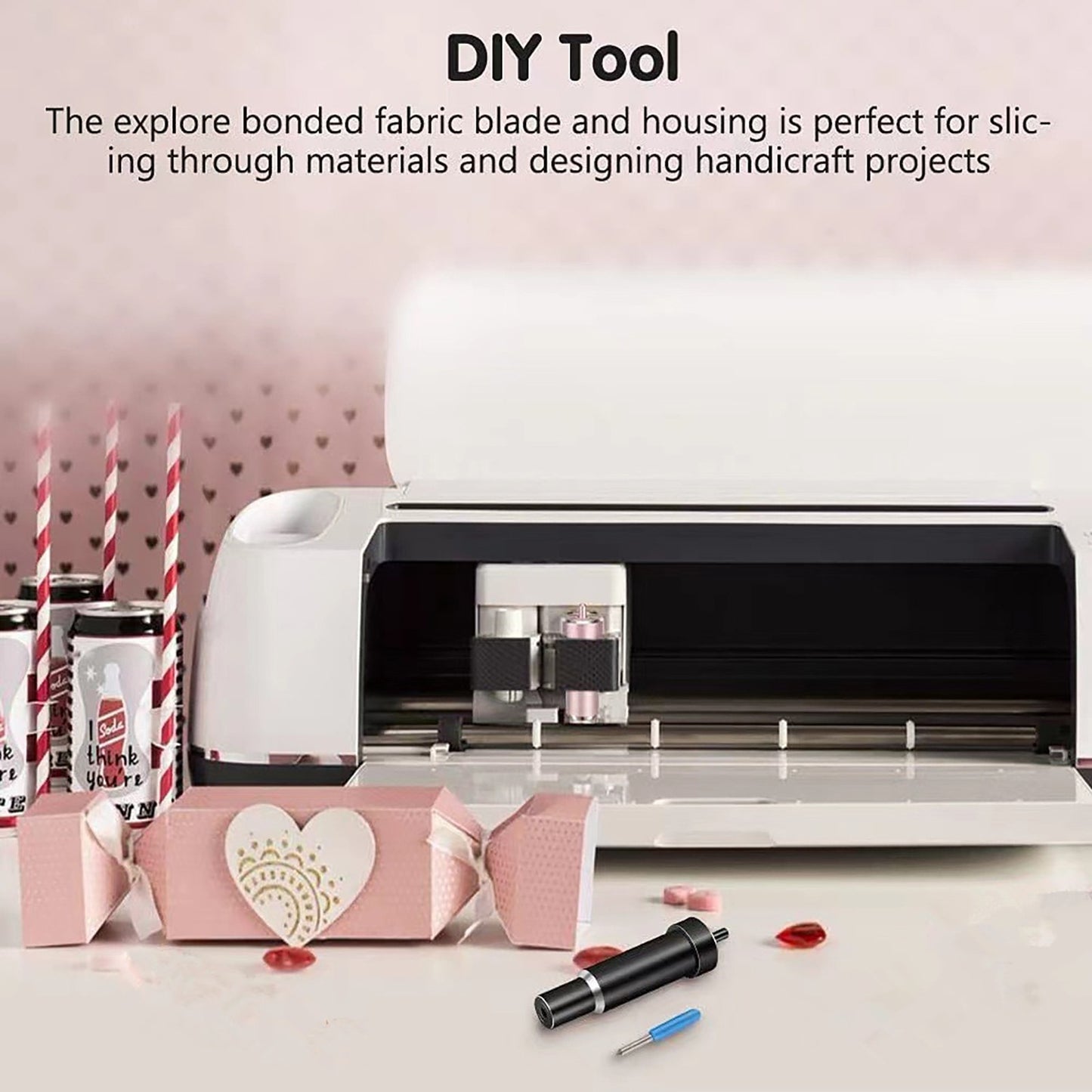 30/45/60 Degree Replacement Deep Cut Blade w/Housing Holder for Cricut Explore