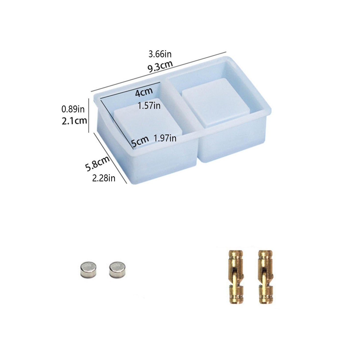 Ring Box Silicone Mold Epoxy Casting Rings Case Holder Mould Resin Craft Tool