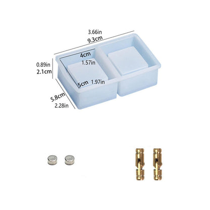 Ring Box Silicone Mold Epoxy Casting Rings Case Holder Mould Resin Craft Tool