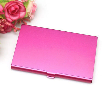 Unisex Business Card Bag Cardholder Metal Card Box Cover Credit ID Men Card Case