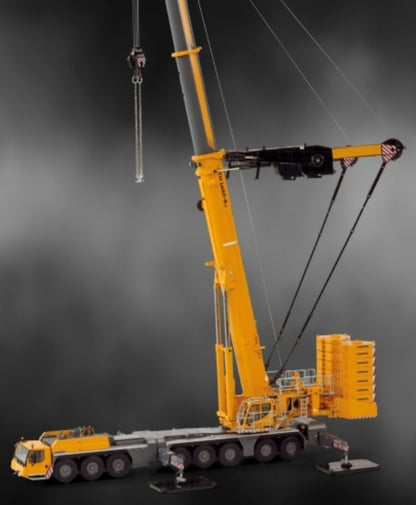 1:50 WSI LIEBHERR LTM1650-8.1 Crane Construction Machine Equipment Diecast Model