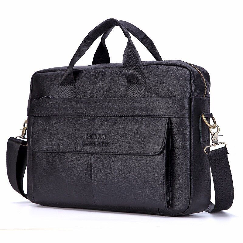 Men Genuine Leather Handbags Leather Travel Bags Men's Crossbody Shoulder Bag