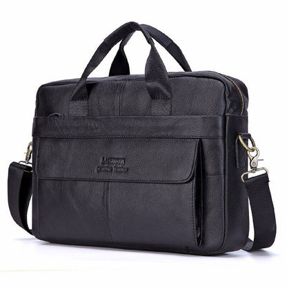 Men Genuine Leather Handbags Leather Travel Bags Men's Crossbody Shoulder Bag