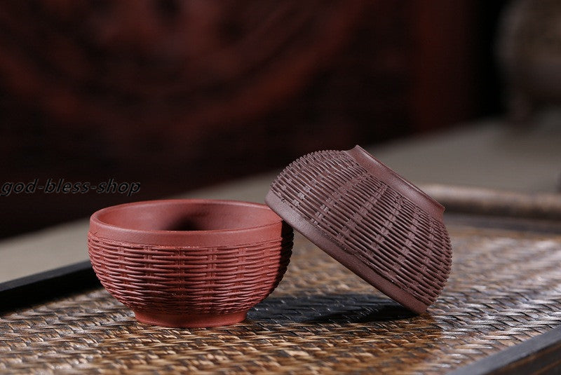 Chinese Yixing Zisha Tea Cup Marked 70ml Kungfu Cup Original Ore Handmade Cups