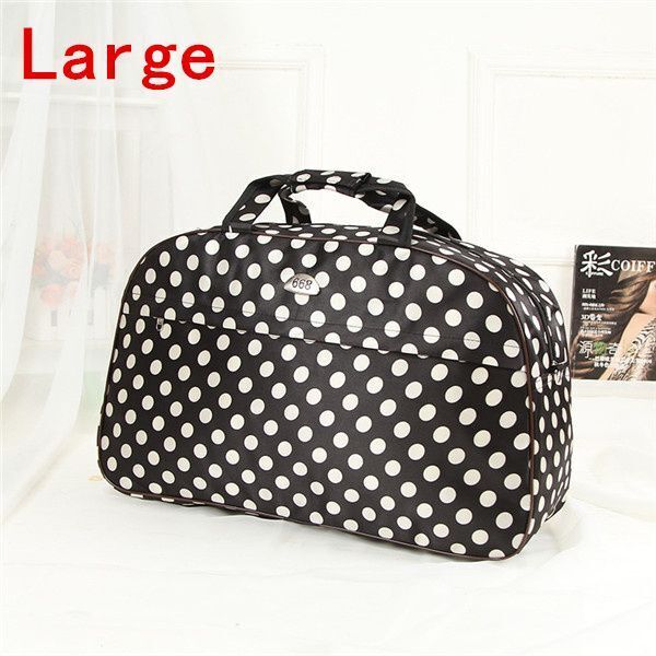Women Travel Bags Print Nylon Waterproof Men Luggage Duffel Handbags 54x19x33cm