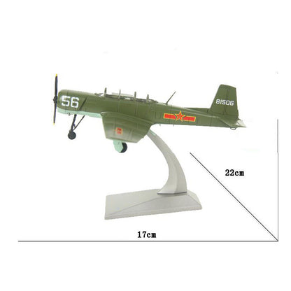 1:48 Plastic Nanchang CJ6/PT-6 Training Aircraft Plane Model With Stand Gifts