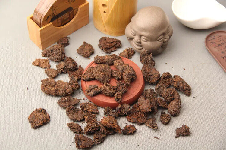 Pu'er Old Tea Head Natural Tuo Super-grade Jinya Menghai Head Cooked 250g