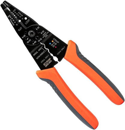 IWISS 5-in-1 Electricians Pliers Wire Stripper Cable Cutters Crimping Hand Tool