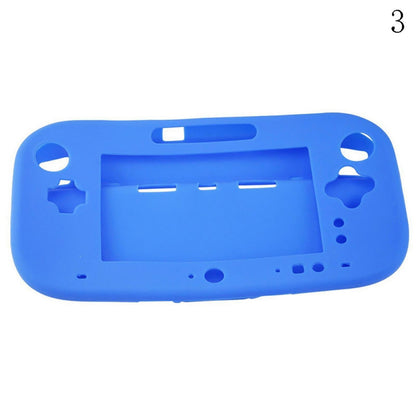 Blue Silicone Cover Protective Case Shell For Wii U Gamepad Wireless Controller;