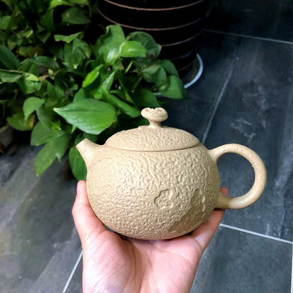 Handmade Tea Pot Marked 9 Infuser Holes Real Yixing Zisha Purple Duan Clay 320ml