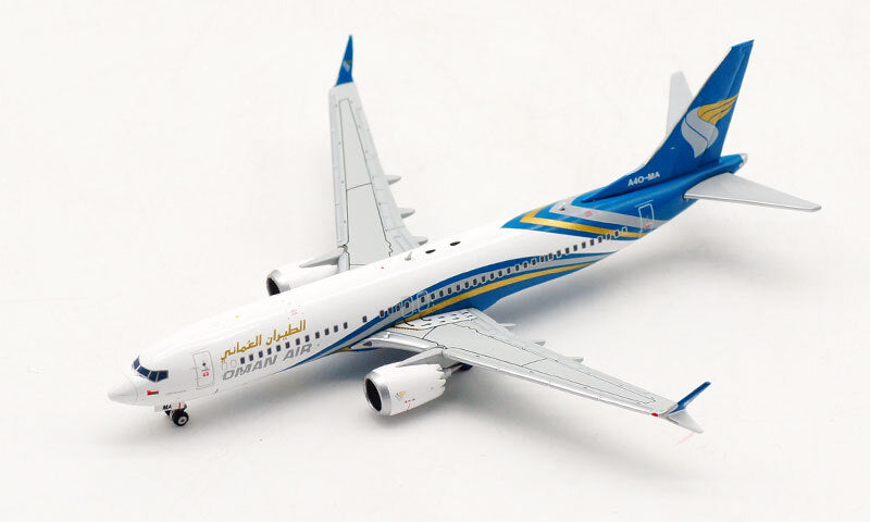JC Wings OMAN AIR for BOEING 737-8MAX A4O-MA 1/400 diecast plane model aircraft
