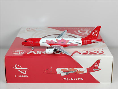 C Model Air Canada for Airbus A320 C-FFWN 1/400 Aircraft Pre-built Model