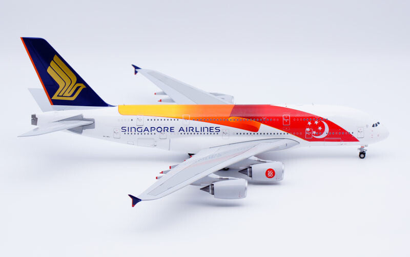1:200 JC Wings SINGAPORE AIRLINES AIRBUS A380 Passenger Airplane Diecast Model