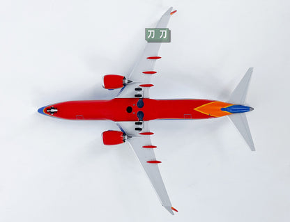 1:400 NG Lite SOUTHWEST AIRLINERS B737MAX8 Passenger Airplane Diecast Model