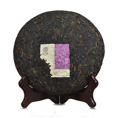 2017 CHINATEA YUNNAN Ripe Puerh Tea 7571 Classic 357g ZhongCha Tee,云南中茶熟普洱茶,357g