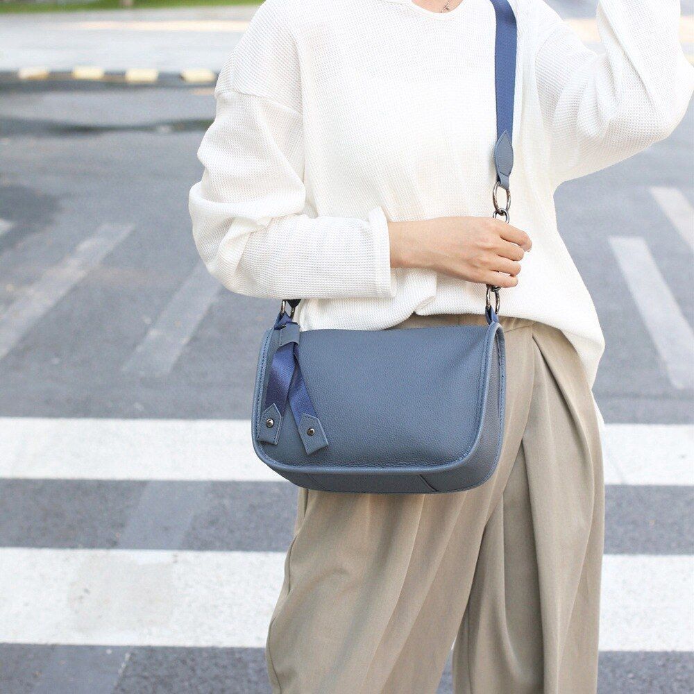 Genuine Leather Crossbody Bags Luxury Simple Handbags High Quality Shoulder Bags