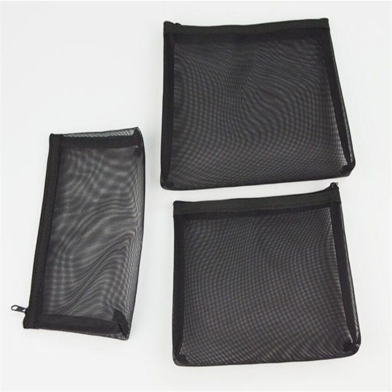 Mesh Cosmetic Bag S/M/L Set Makeup Lipstick Purse Travel Organizer Cosmetics 1PC