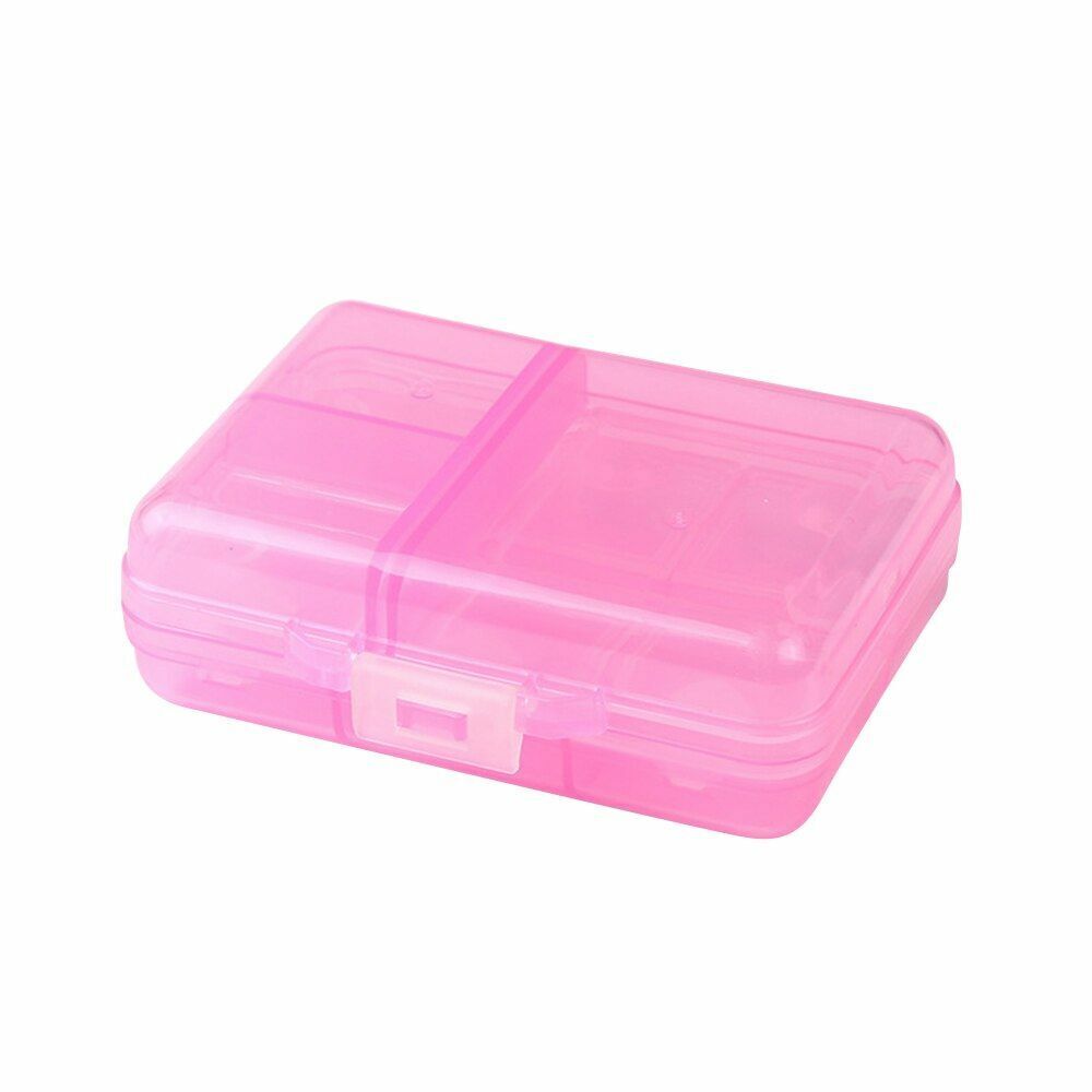 Pill Box 12 Grids Case Travel Medicine Tablet Dispenser Storage Plastic 10x7x3cm