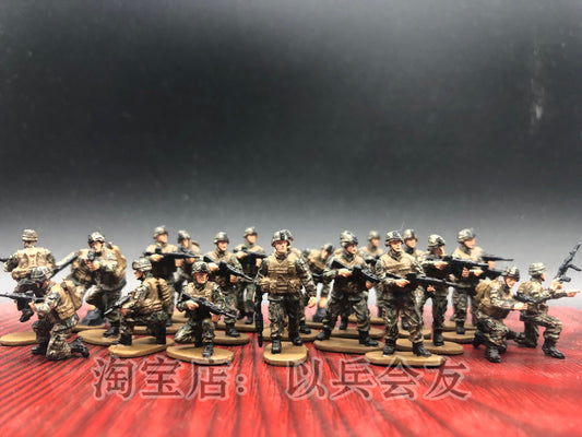 HB11 1/72 Modern U.S. Army Camouflage Soldiers Handpainted Model 20pc
