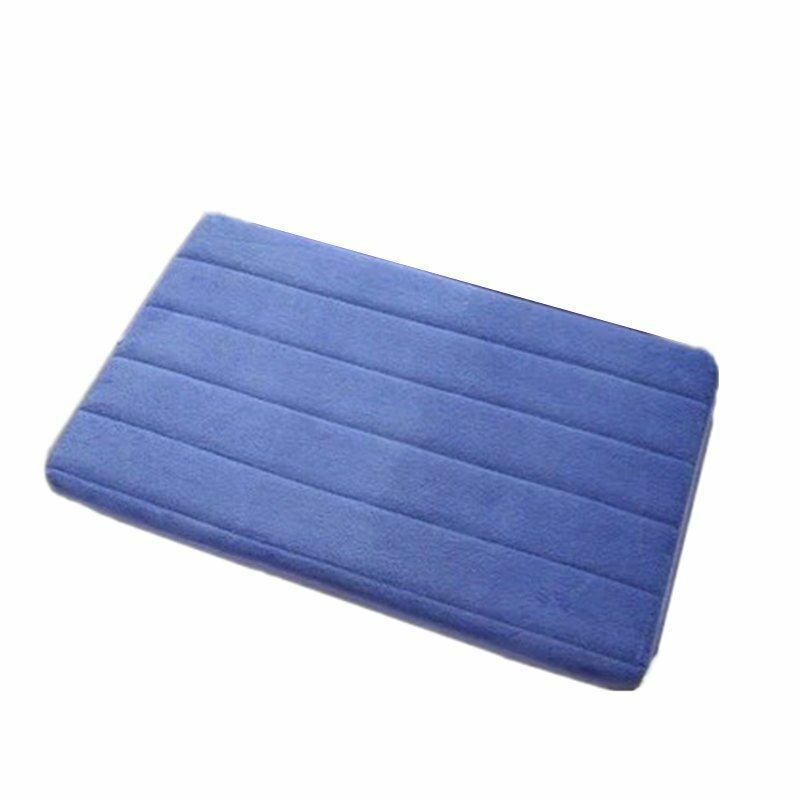 3Pcs/Set Memory Foam Bath Mat Modern Floor Anti-Slip Bathroom Rug Kitchen Carpet