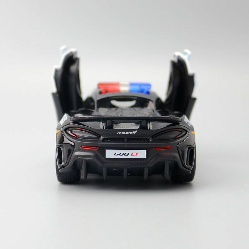 1/32 McLaren 600LT Police Car Model Diecast Toy Vehicle Boys Toys for Kids Gifts