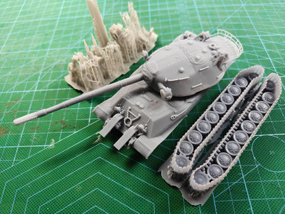 3D Printed S-a 705 Project A 3D style "Polar Bear" Tank Model Kit