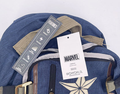 Marvel Comic Rucksack Backpack Captain America Laptop The Avengers Shoulder Bag