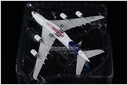 1:400 JC Wings AIRBUS A380 Own the sky Passenger Airplane Diecast Aircraft Model
