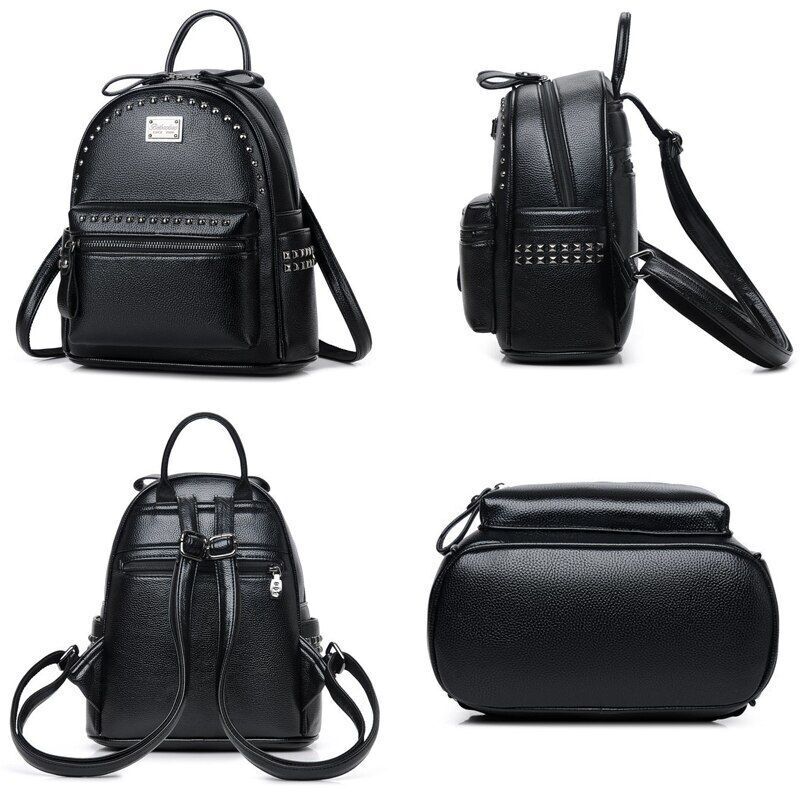 Backpack Stylish High Quality Student School Bags Multifunction 24*28*12 CM 1 PC