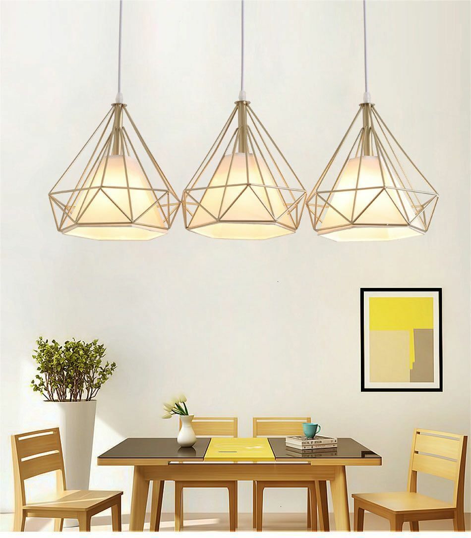 Nordic Pendant Lights Three-head Restaurant Pendant Dining Room Lamp Shop Front