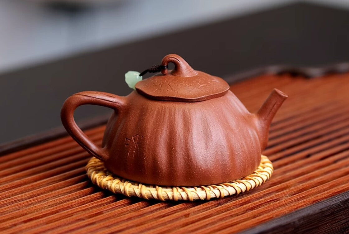 140cc chinese Yixing Handmade Zisha teapot JiangPoNi LianPeng Gongfu Tea Pot