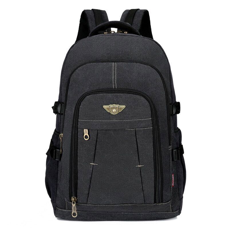 Laptop Canvas Backpack Men's Travel School Shoulder Bags Rucksack Backpacks