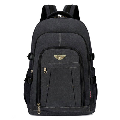Laptop Canvas Backpack Men's Travel School Shoulder Bags Rucksack Backpacks