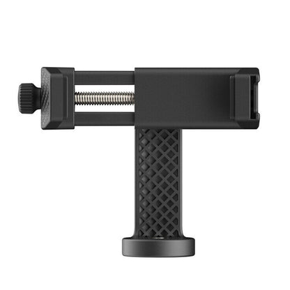 360° Adjustable 55-100mm Width Phone Stand Clip Holder With 1/4 Screw Cold Shoe