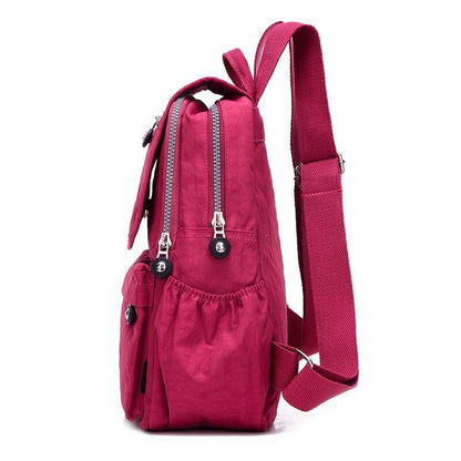 Waterproof Nylon Backpacks School Bags Large Traveling Leisure Nylon Zipper 1 PC