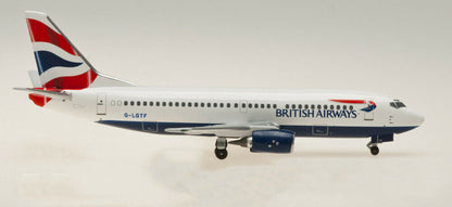 1:400 AeroClassics BRITISH AIRWAYS Boeing 737-300 Passenger Plane Diecast Model