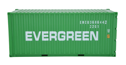 1:20 EVERGREEN Shipping Container Model ABS Resin & Wood