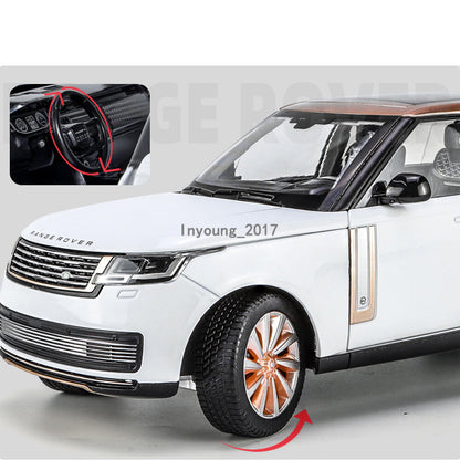 Land Rover Range Rover SV 1:18 Diecast Model Car Metal Collectible Vehicle Black