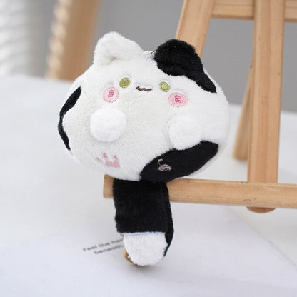 Kawaii Cat Plush Doll Pendant Cute Soft Stuffed Keychain Lovely Bag Decoration