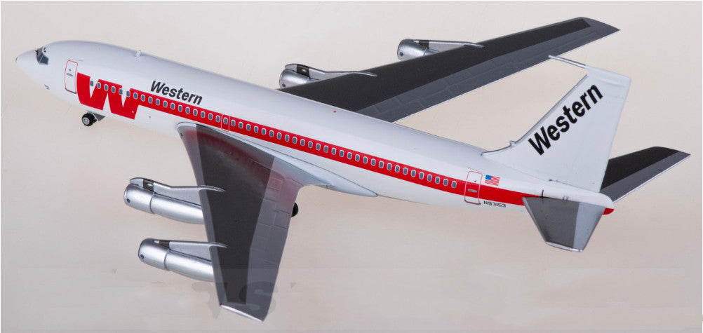 1:200 AeroClassics Western Airlines Boeing 720 Passenger Airplane Diecast Model