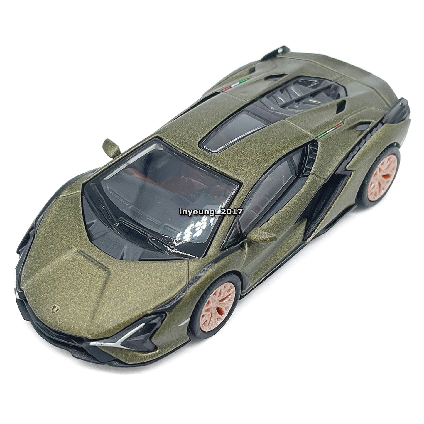 1/64 Lamborghini Sian FKP 37 Model Toy Car Diecast Toy Vehicle Kids Adults Green